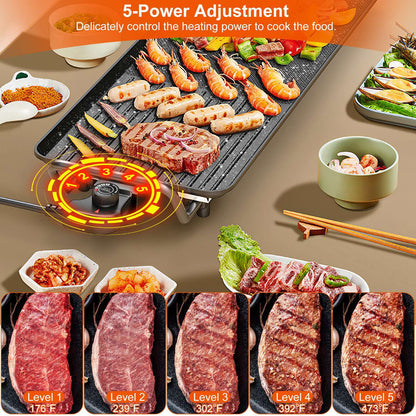 GrillMaster 5000: Indoor/Outdoor Electric BBQ Griddle