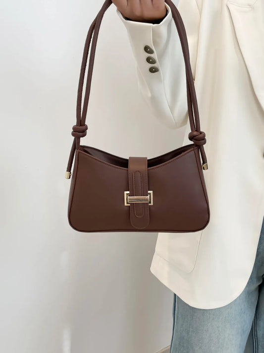 PU Leather Shoulder Bag.