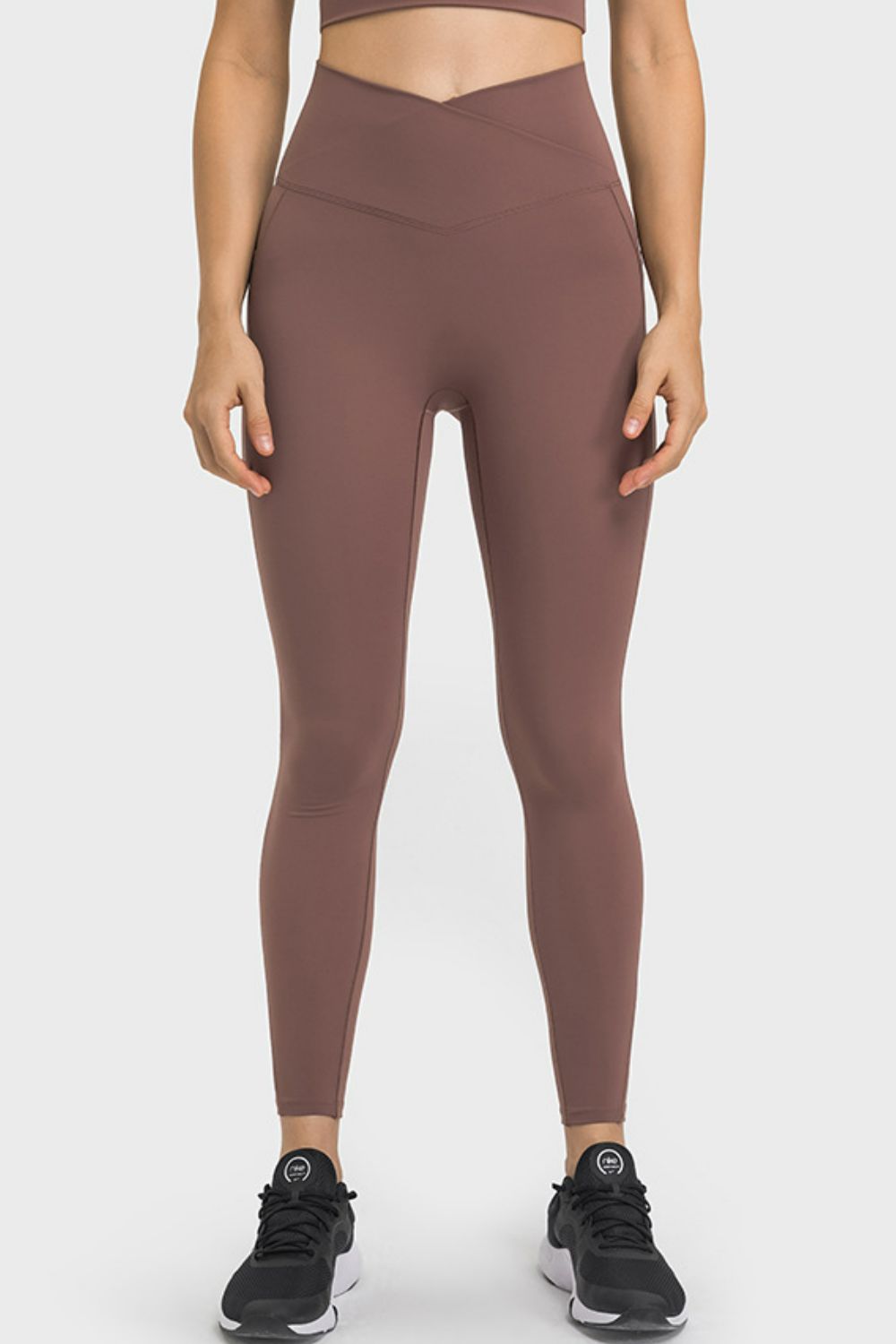 Millennia V-Waist Yoga Leggings with Pockets - Premium Leggings from Trendsi - Just $59.76! Shop now at Handbags Specialist Headquarter