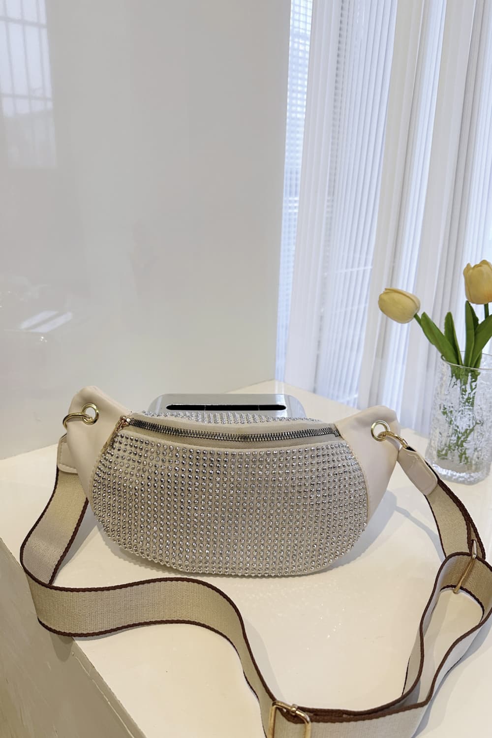 PU Leather Sling Bag - Premium Crossbody Bag from Trendsi - Just $19.99! Shop now at Handbags Specialist Headquarter