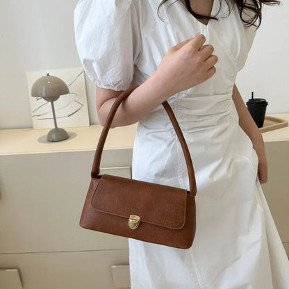 PU Leather Shoulder Bag - Premium Handbags from Trendsi - Just $19.99! Shop now at Handbags Specialist Headquarter