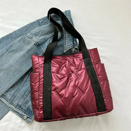 Polyester Tote Bag with Zipper.