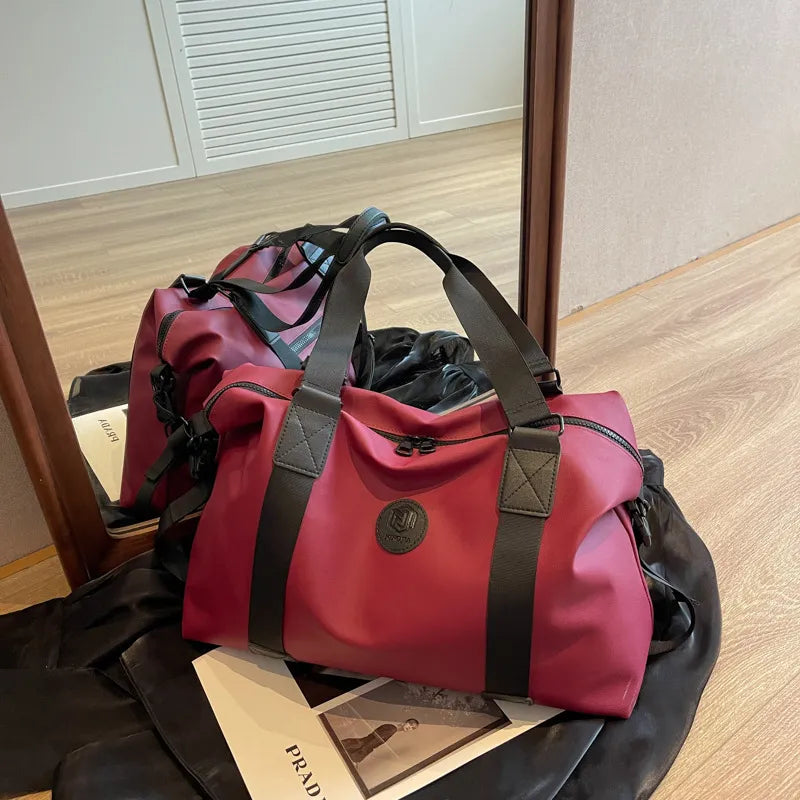 Oxford Cloth Travel Handbag - Premium Tote Bag from Trendsi - Just $39.99! Shop now at Handbags Specialist Headquarter