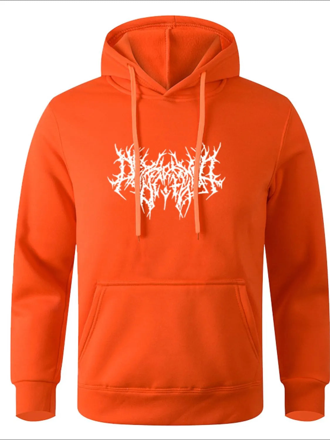 Men's Full Size Drawstring Graphic Long Sleeve Hoodie Plus Size - Premium Men's Sweatshirts from Trendsi - Just $22.58! Shop now at Handbags Specialist Headquarter