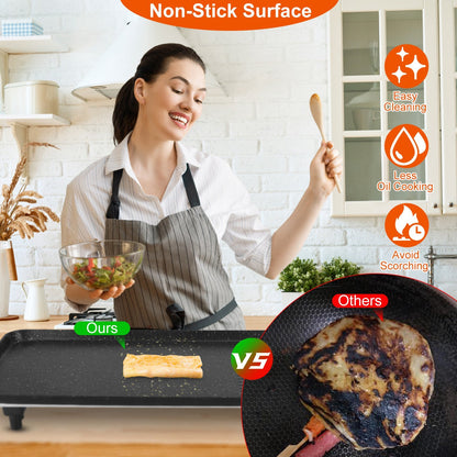 GrillMaster 5000: Indoor/Outdoor Electric BBQ Griddle