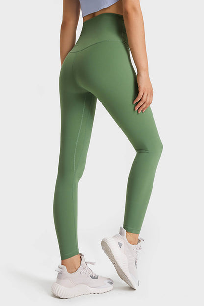 Millennia Ultra Soft High Waist Leggings - Premium Leggings from Trendsi - Just $57.72! Shop now at Handbags Specialist Headquarter