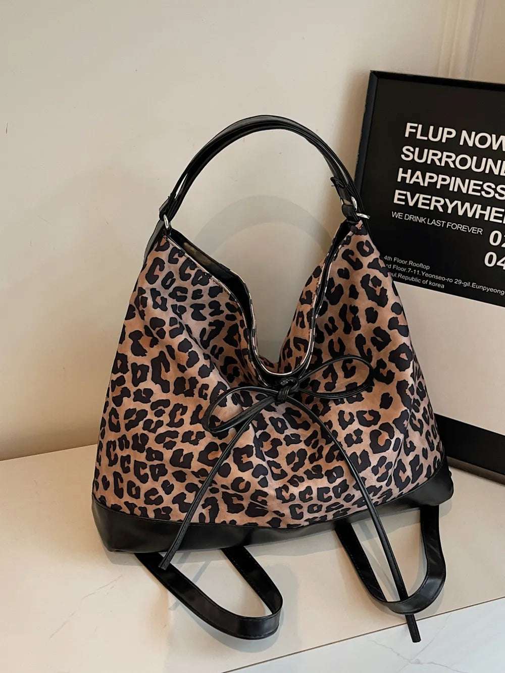 Leopard Dual Purpose Crossbody Bag - Premium Crossbody Bag from Trendsi - Just $19.99! Shop now at Handbags Specialist Headquarter