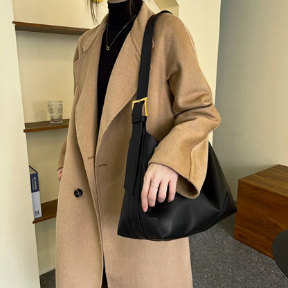 Adjustable Strap PU Leather Handbag - Premium Tote Bag from Trendsi - Just $39.99! Shop now at Handbags Specialist Headquarter