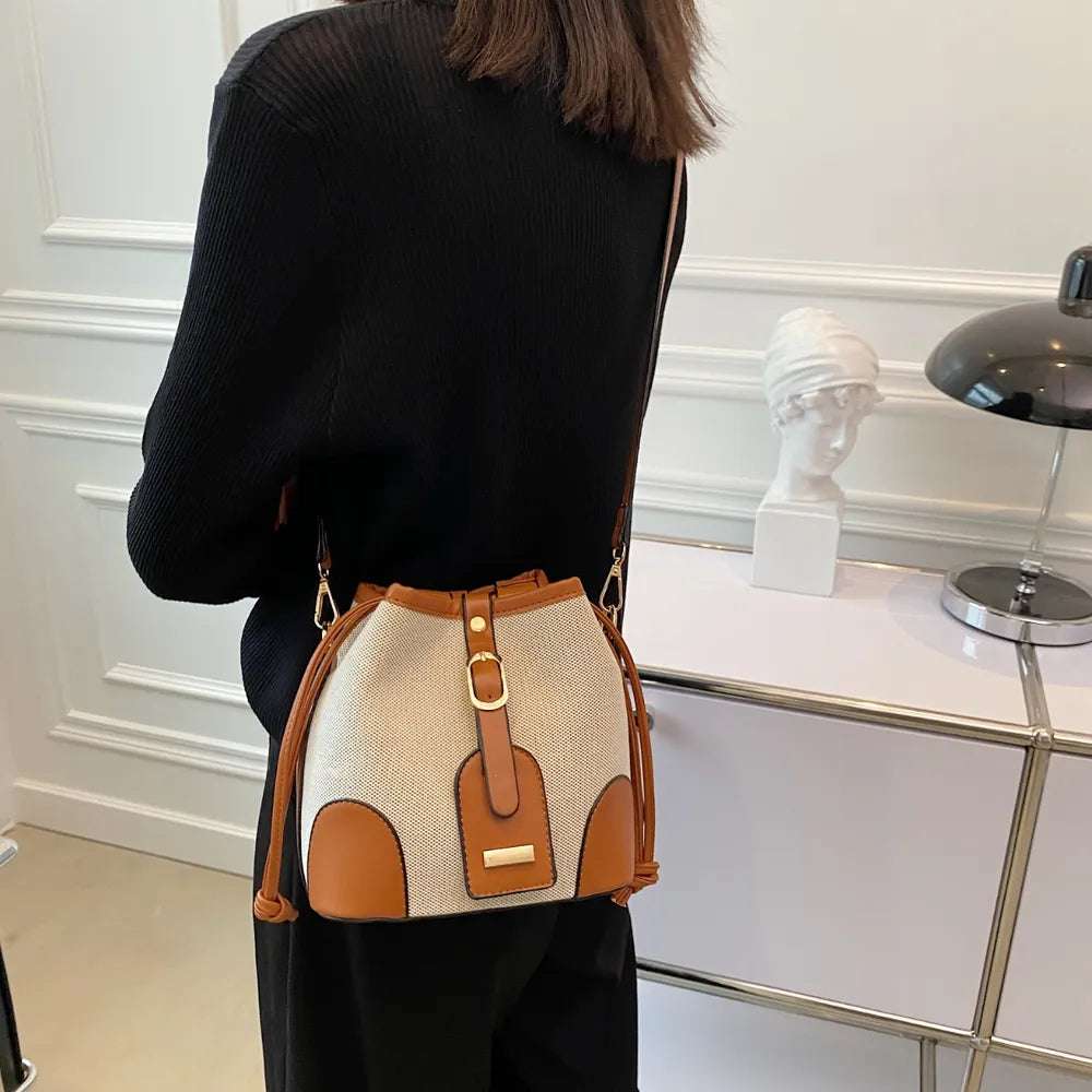 Straw Braided Adjustable Strap Crossbody Bag - Premium Crossbody Bag from Trendsi - Just $38.99! Shop now at Handbags Specialist Headquarter