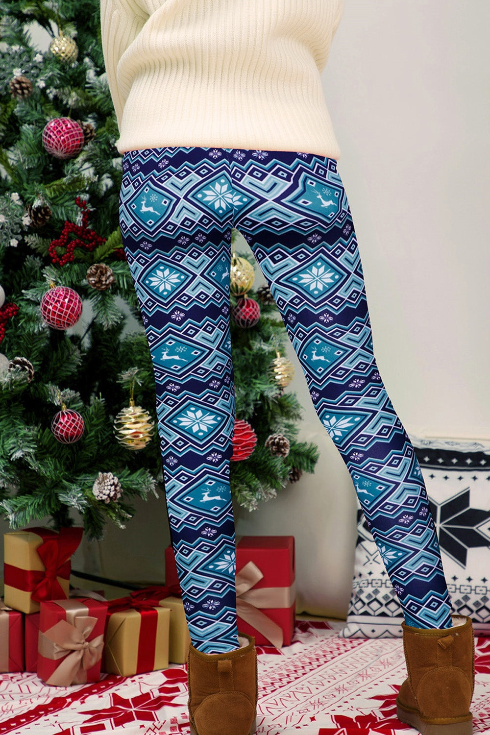 Full Size Geometric Leggings - Premium Leggings from Trendsi - Just $47.58! Shop now at Handbags Specialist Headquarter