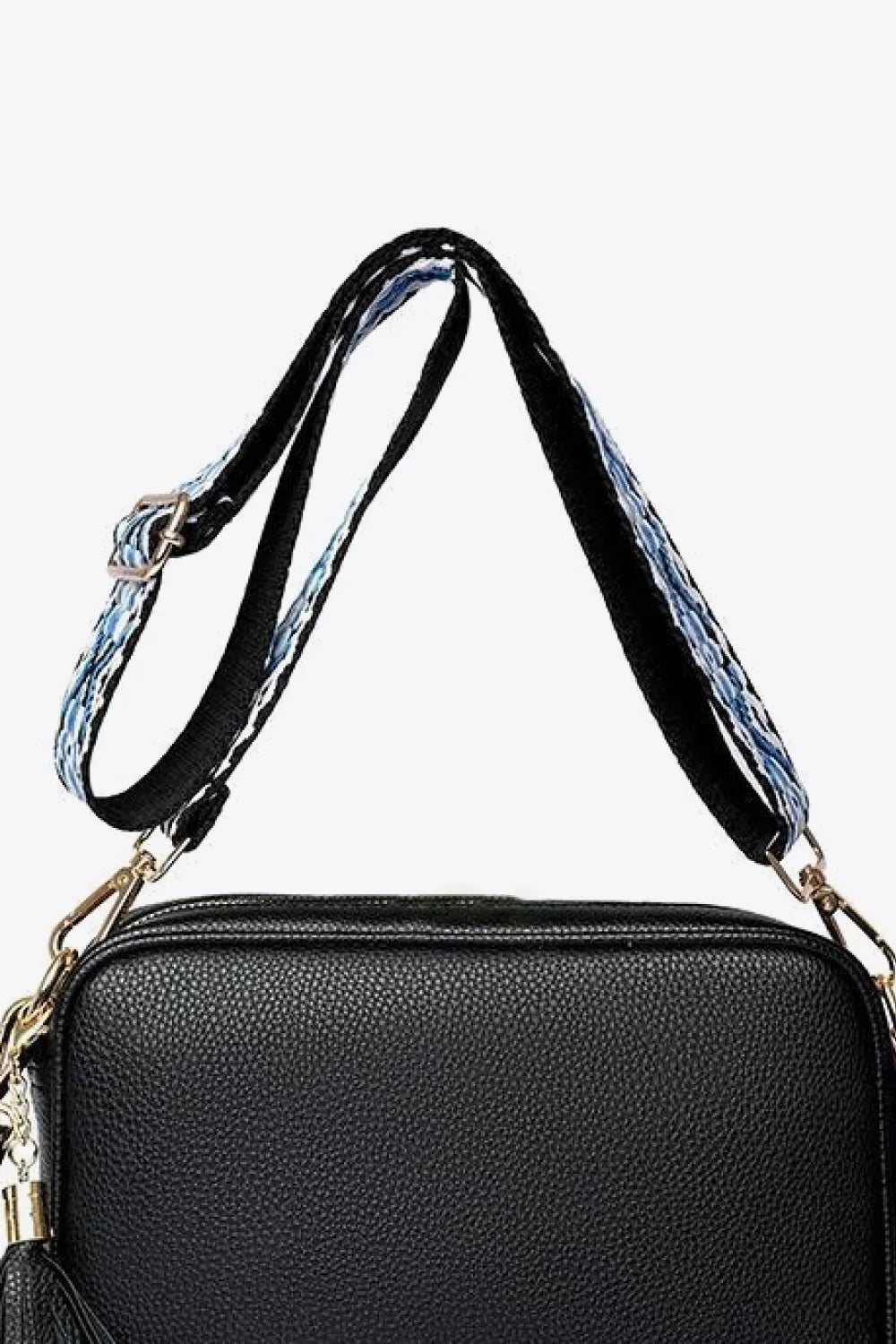 PU Leather Tassel Crossbody Bag - Premium handbags from Trendsi - Just $39.99! Shop now at Handbags Specialist Headquarter