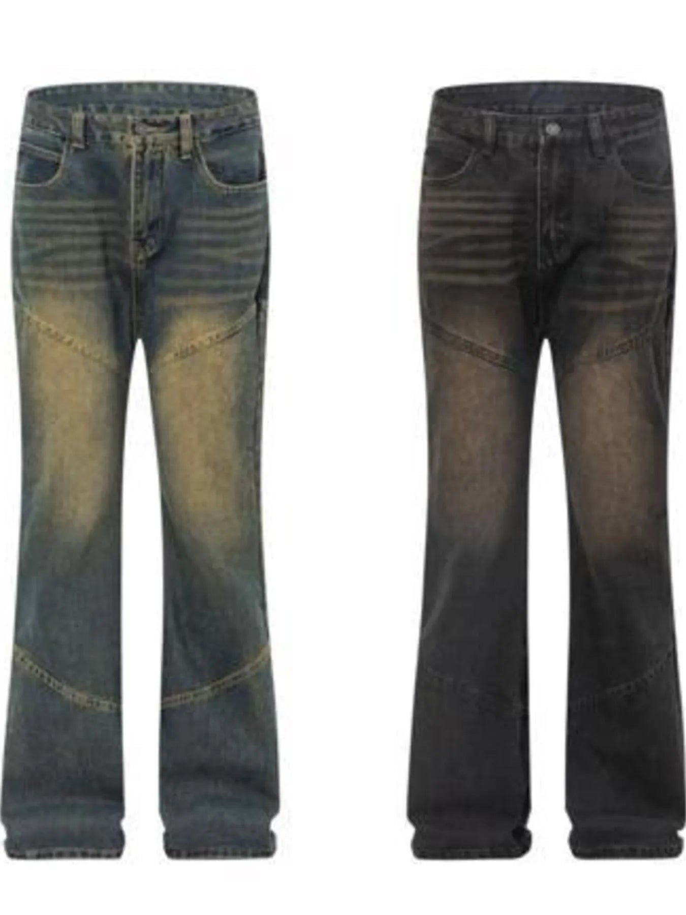 Men's Full Size Vintage Wash Bootcut Denim Jeans Plus Size - Premium Women / Jeans & Denim from Trendsi - Just $73.99! Shop now at Handbags Specialist Headquarter