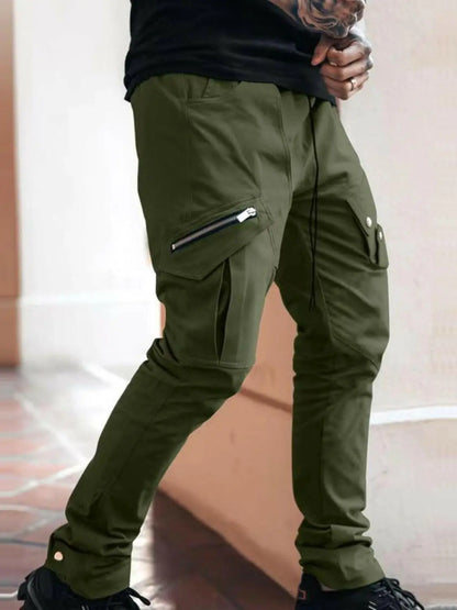 Men's Plus Size Pants with Cargo Pockets.