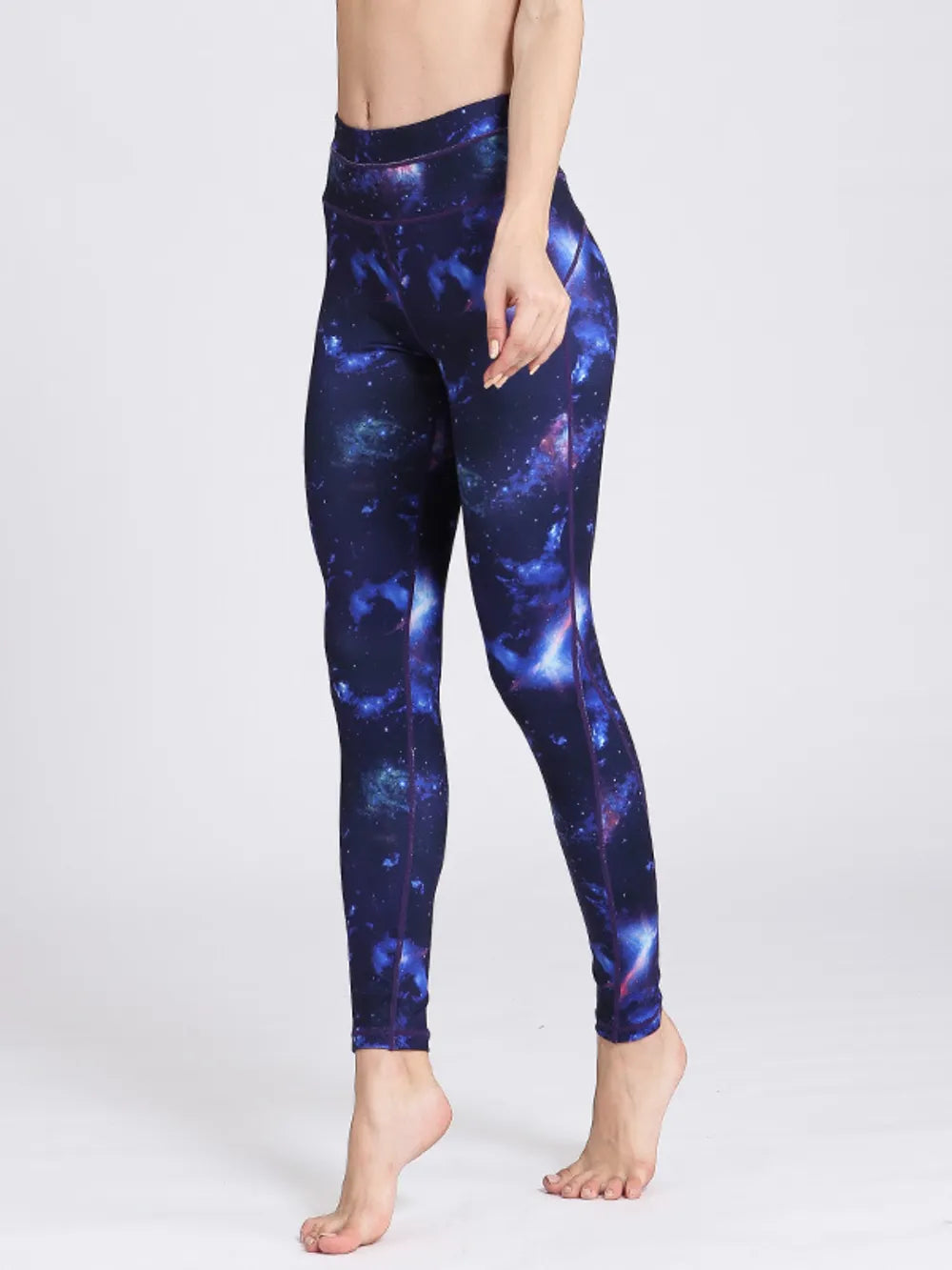 Printed Active High Waist Leggings - Premium Leggings from Trendsi - Just $48.12! Shop now at Handbags Specialist Headquarter