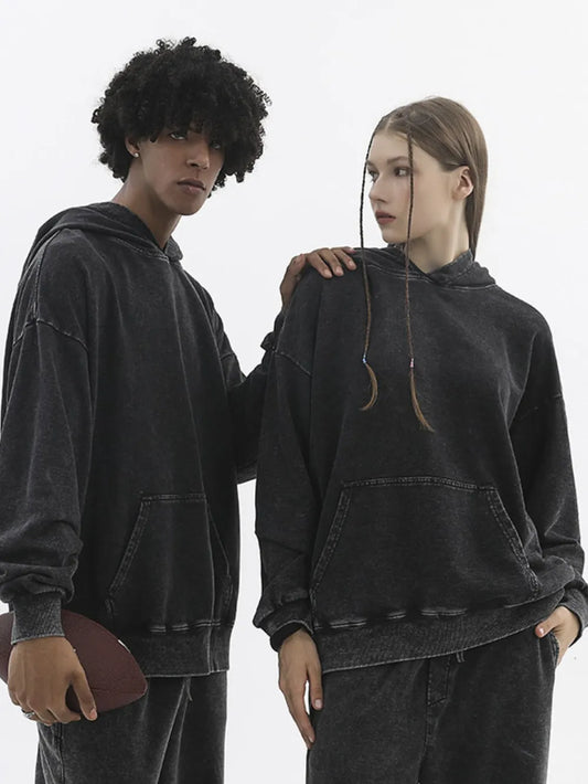 Men's Long Sleeve Hoodie with Pocket - Premium Men's Sweatshirts from Trendsi - Just $50.78! Shop now at Handbags Specialist Headquarter