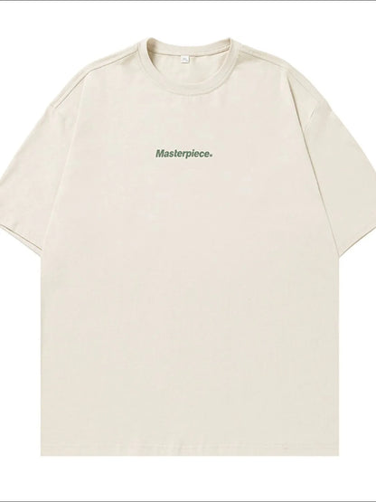 Men's Plus Size Round Neck Half Sleeve T-Shirt - Premium Men's T-Shirt from Trendsi - Just $25.99! Shop now at Handbags Specialist Headquarter