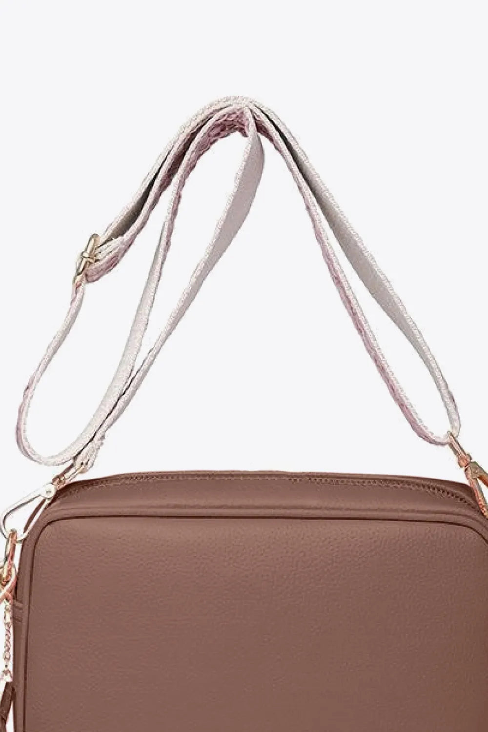 PU Leather Tassel Crossbody Bag - Premium handbags from Trendsi - Just $39.99! Shop now at Handbags Specialist Headquarter