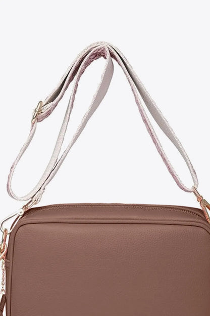 PU Leather Tassel Crossbody Bag - Premium handbags from Trendsi - Just $39.99! Shop now at Handbags Specialist Headquarter