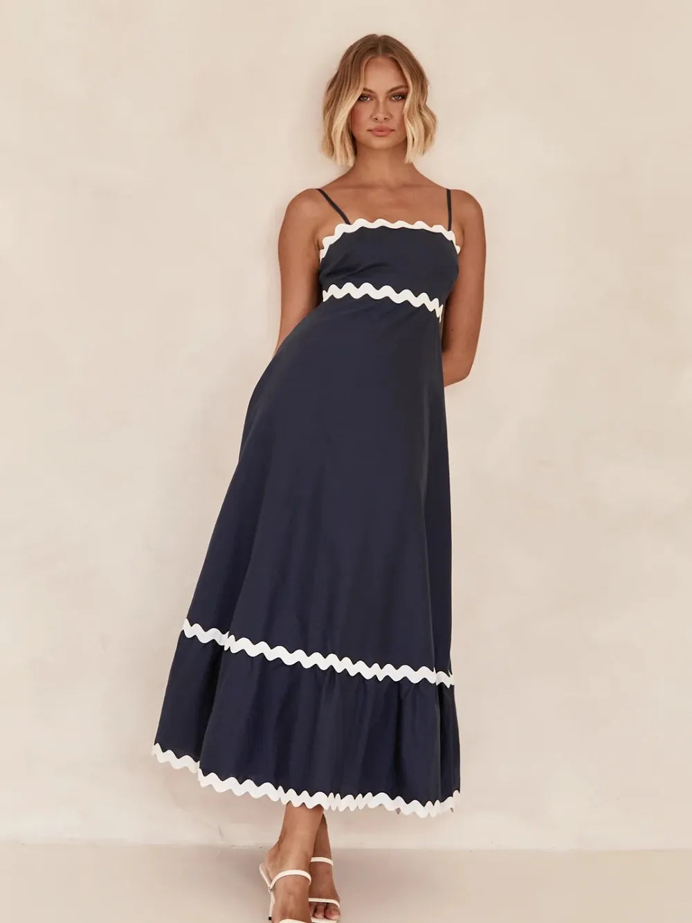 Spaghetti Strap Maxi Dress - Premium Maxi Dress from Trendsi - Just $35.99! Shop now at Handbags Specialist Headquarter
