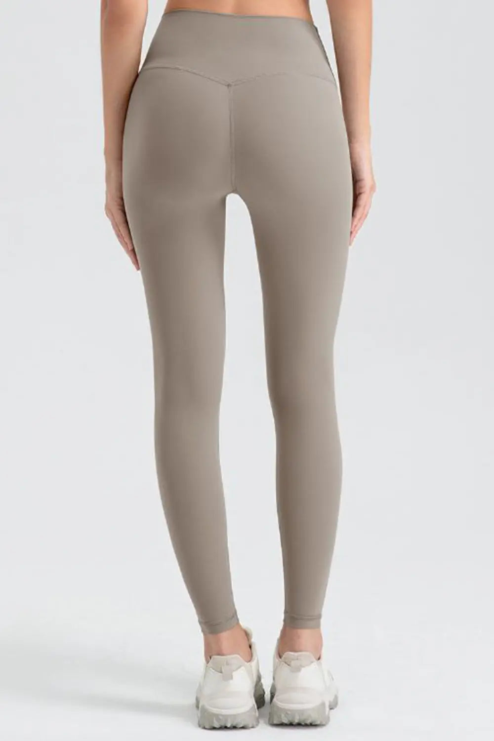 Wide Waistband Sport Leggings - Premium Leggings from Trendsi - Just $50.91! Shop now at Handbags Specialist Headquarter