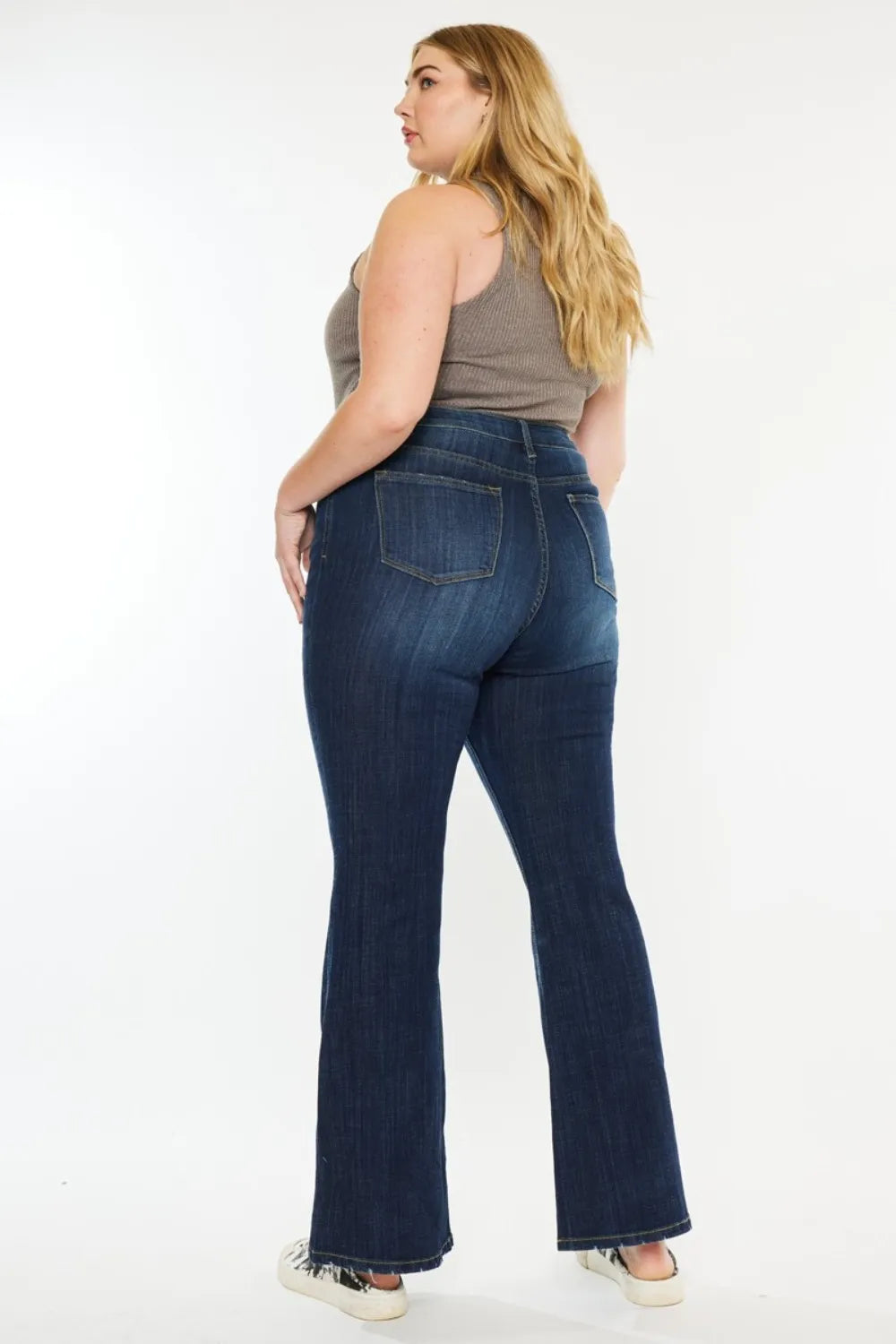 Kancan Full Size Mid Rise Flare Jeans - Premium Sleepwear from Trendsi - Just $67.99! Shop now at Handbags Specialist Headquarter