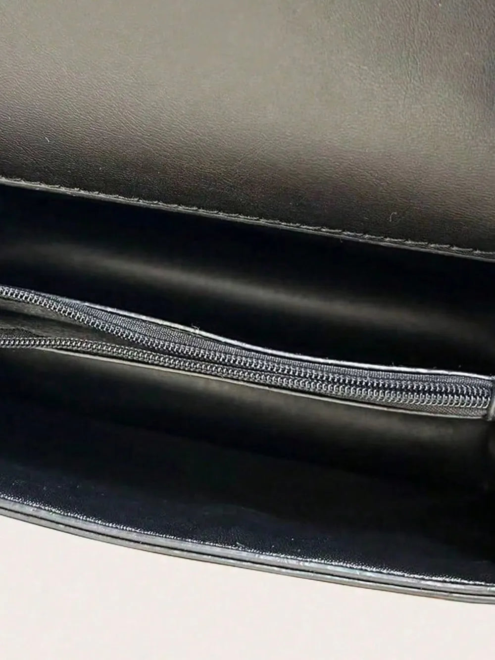 Chain PU Leather Detachable Shoulder Strap Handbag - Premium handbags from Trendsi - Just $31.99! Shop now at Handbags Specialist Headquarter