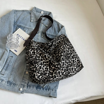 Leopard Adjustable Strap Tote Bag - Premium Tote Bag from Trendsi - Just $36.99! Shop now at Handbags Specialist Headquarter