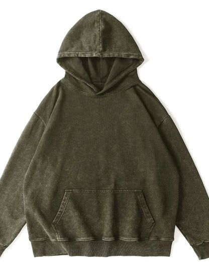 Men's Long Sleeve Hoodie with Pocket - Premium Men's Sweatshirts from Trendsi - Just $50.78! Shop now at Handbags Specialist Headquarter