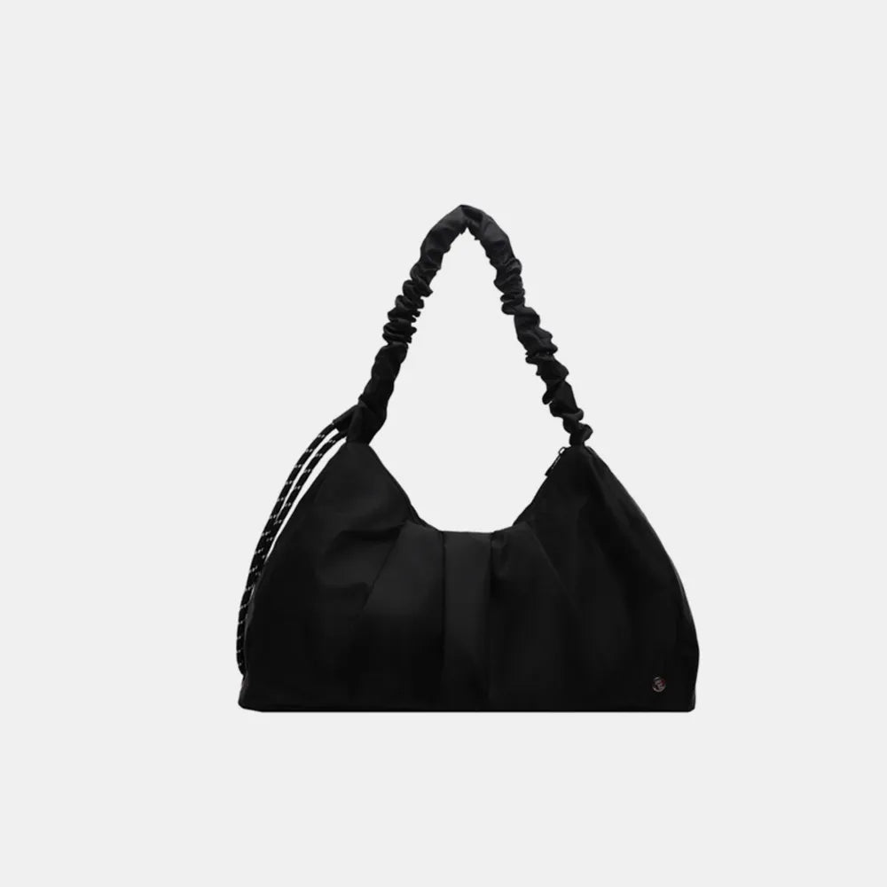Ruched Large Tote Bag - Premium Tote Bag from Trendsi - Just $39.99! Shop now at Handbags Specialist Headquarter