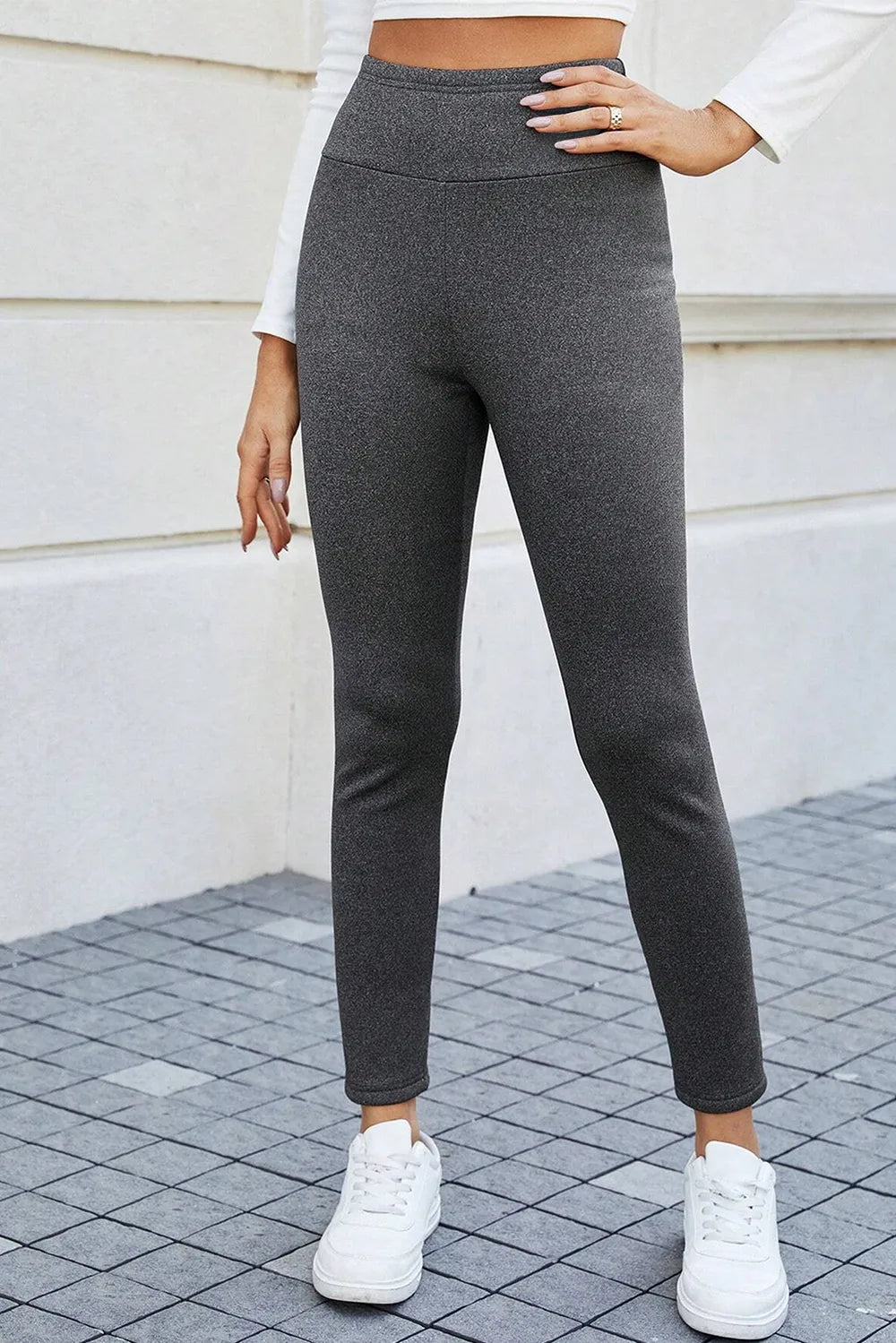 High Waist Leggings - Premium Leggings from Trendsi - Just $50.52! Shop now at Handbags Specialist Headquarter