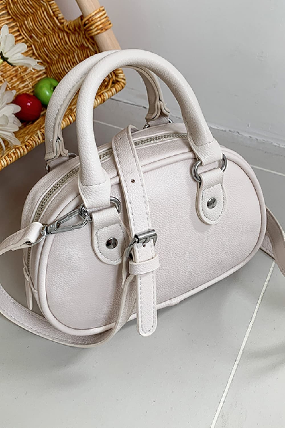 PU Leather Handbag - Premium Handbags from Trendsi - Just $21.99! Shop now at Handbags Specialist Headquarter
