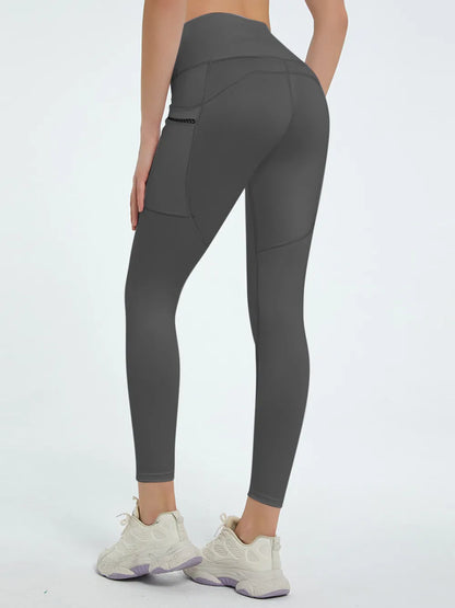 High Waist Active Leggings - Premium Leggings from Trendsi - Just $43.35! Shop now at Handbags Specialist Headquarter