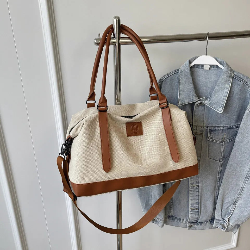 Contrast Travel Bag - Premium travel-bag from Trendsi - Just $44.99! Shop now at Handbags Specialist Headquarter