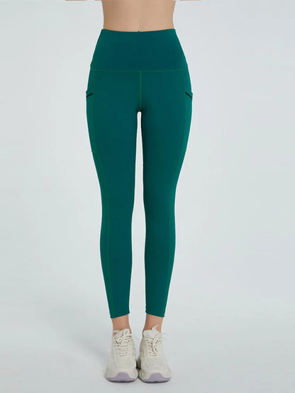 High Waist Active Leggings - Premium Leggings from Trendsi - Just $43.35! Shop now at Handbags Specialist Headquarter