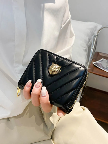 PU leather Solid Color Wallet - Premium Wallet from Trendsi - Just $20.99! Shop now at Handbags Specialist Headquarter