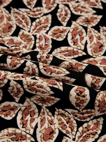 Printed Smocked Bodice Maxi Dress - Premium Maxi Dress from Trendsi - Just $57.99! Shop now at Handbags Specialist Headquarter