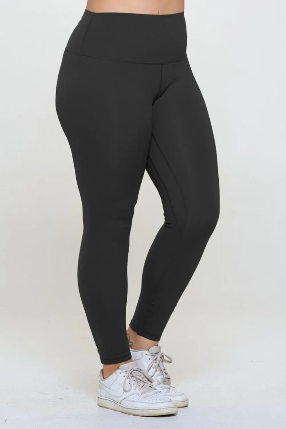 Yelete Full Size Fleece Lined High Waisted Leggings - Premium Leggings from Trendsi - Just $60.54! Shop now at Handbags Specialist Headquarter
