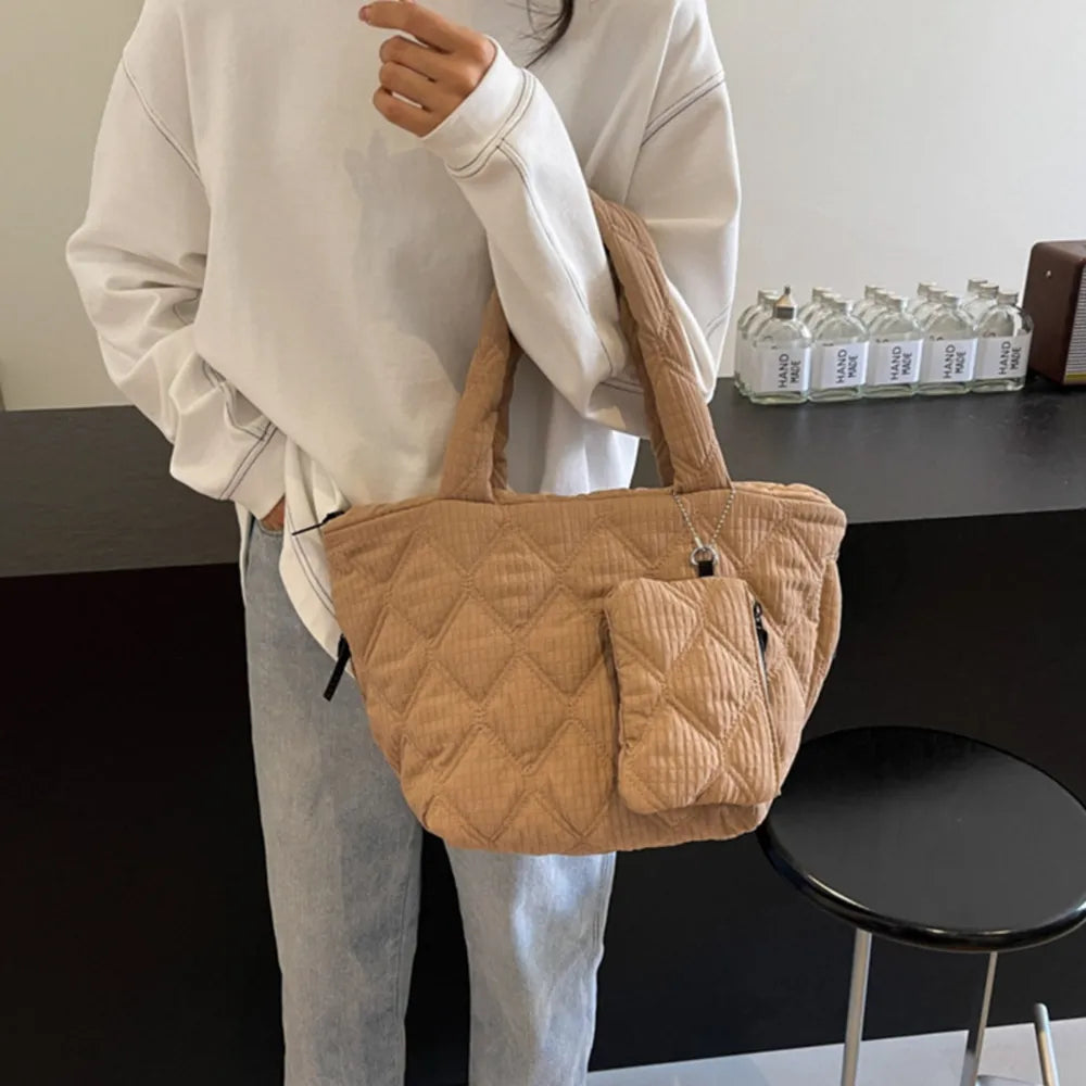 Polyester Medium Tote Bag - Premium Tote Bag from Trendsi - Just $32.99! Shop now at Handbags Specialist Headquarter