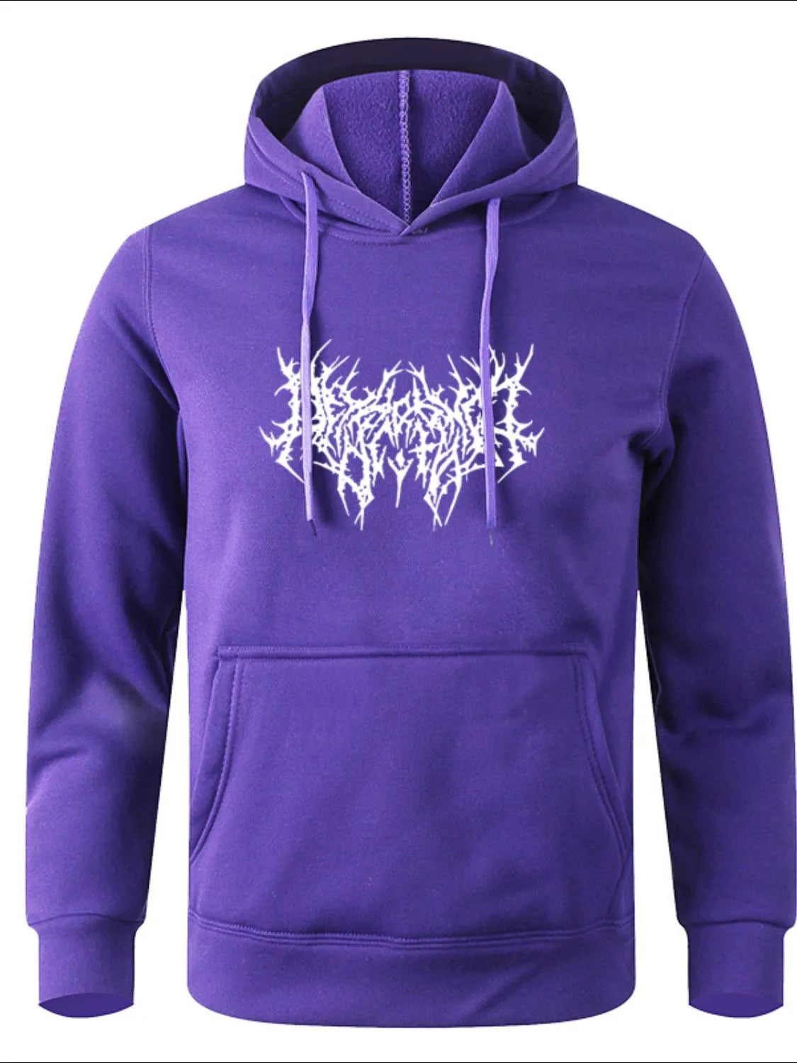 Men's Full Size Drawstring Graphic Long Sleeve Hoodie Plus Size - Premium Men's Sweatshirts from Trendsi - Just $22.58! Shop now at Handbags Specialist Headquarter