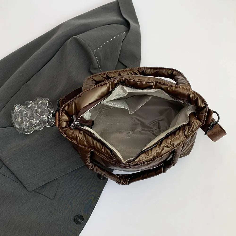 PU Leather Detachable Strap Crossbody Bag - Premium Crossbody Bag from Trendsi - Just $19.99! Shop now at Handbags Specialist Headquarter