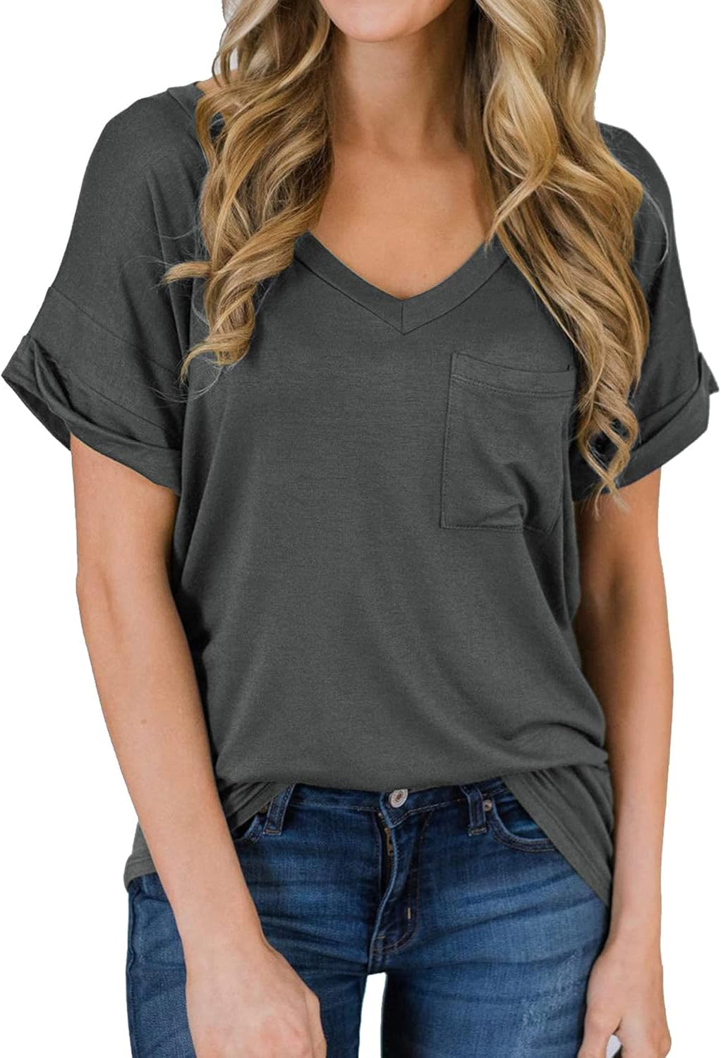 Best Casual V - neck tee for women 2025 - Handbags Specialist Headquarter