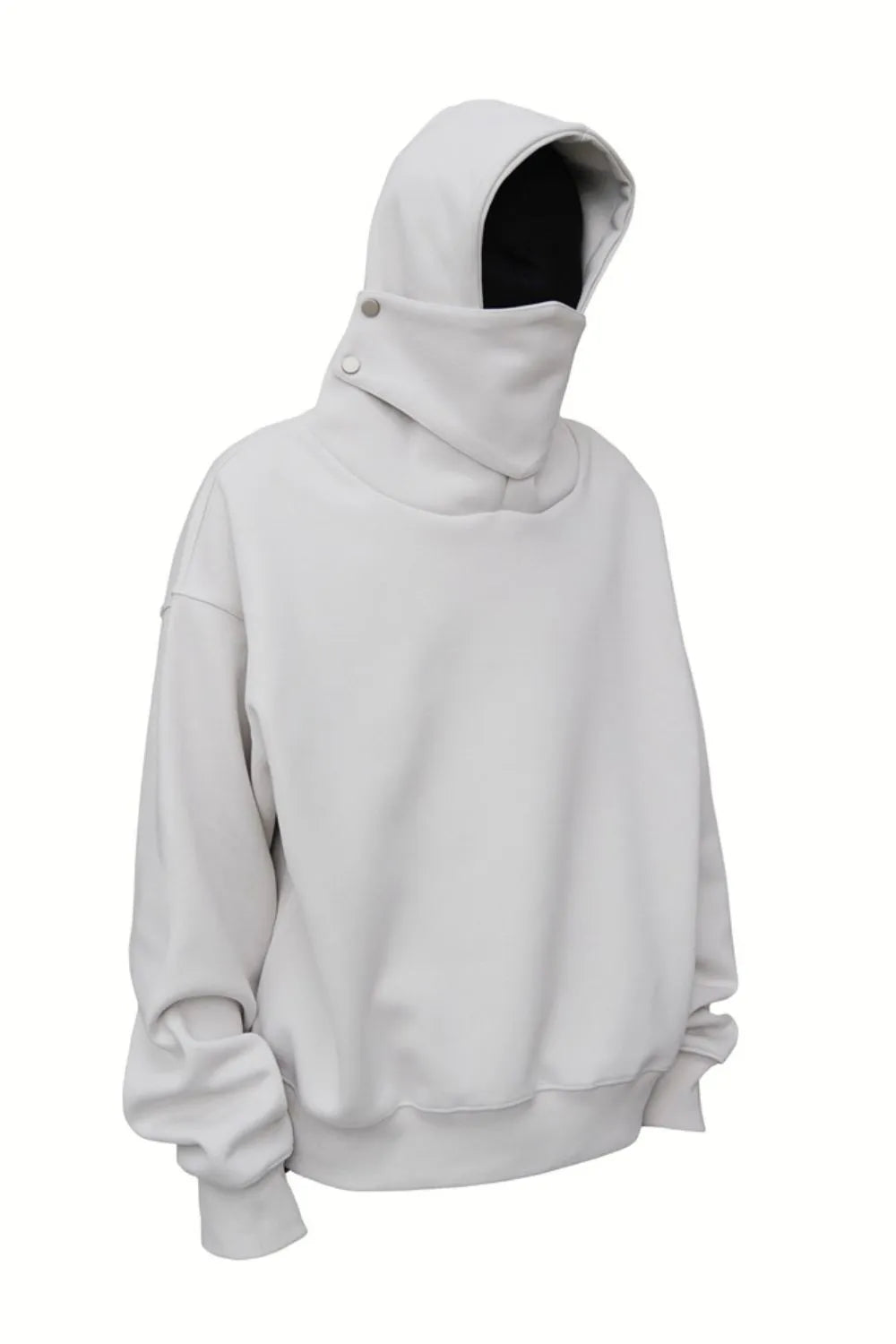 Men's Long Sleeve Hoodie with Mask - Premium Men's Sweatshirts from Trendsi - Just $105.14! Shop now at Handbags Specialist Headquarter