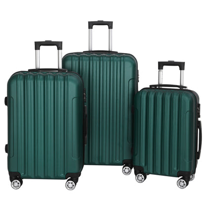 Tri-Size Glide: Universal Alloy Luggage Set