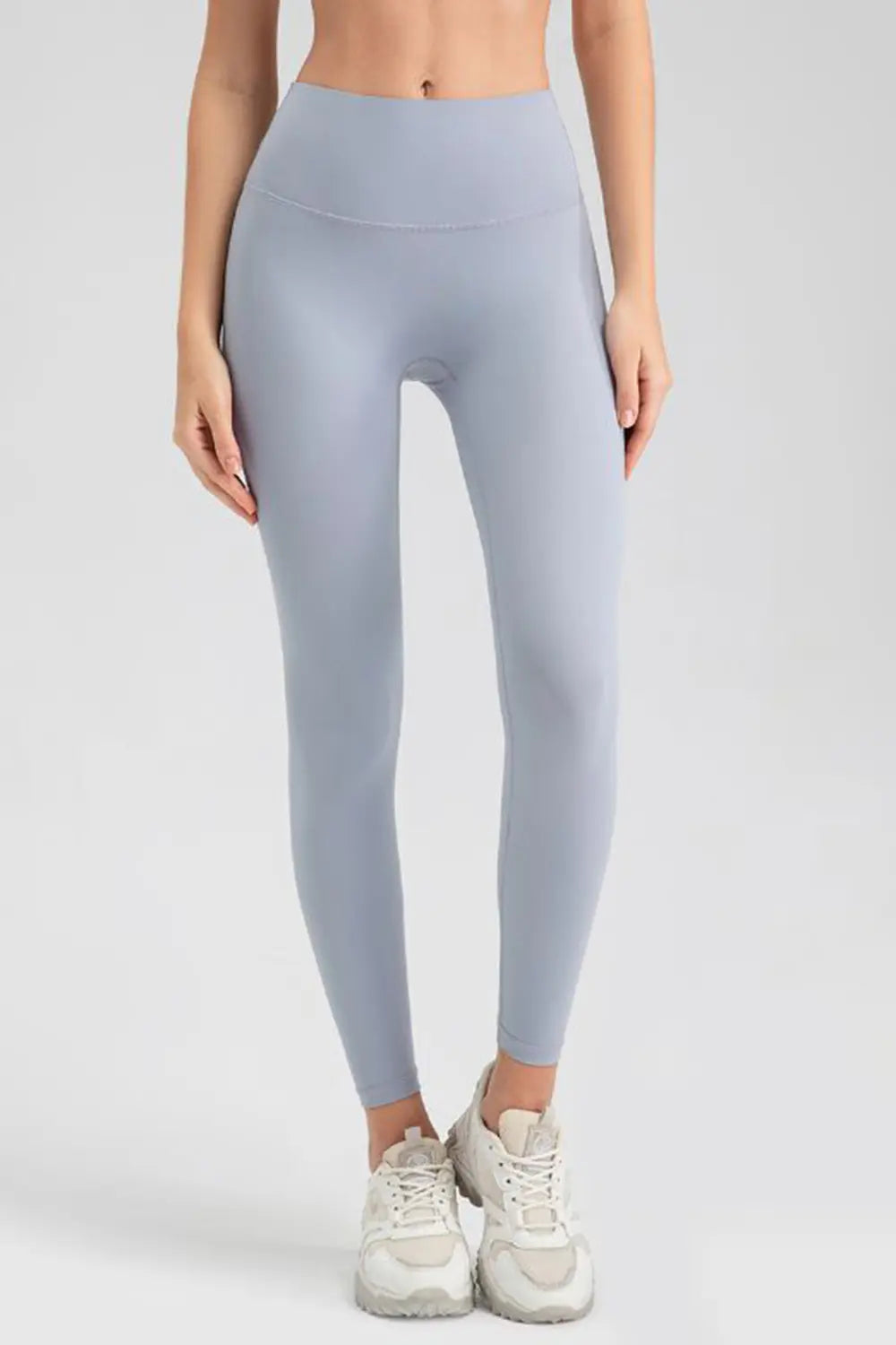 Wide Waistband Sport Leggings - Premium Leggings from Trendsi - Just $50.91! Shop now at Handbags Specialist Headquarter