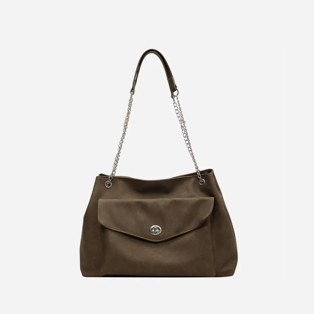 PU Leather Shoulder Bag - Premium handbags from Trendsi - Just $38.99! Shop now at Handbags Specialist Headquarter