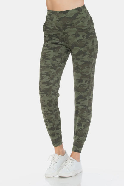 Leggings Depot Camouflage High Waist Leggings - Premium Leggings from Trendsi - Just $45.03! Shop now at Handbags Specialist Headquarter