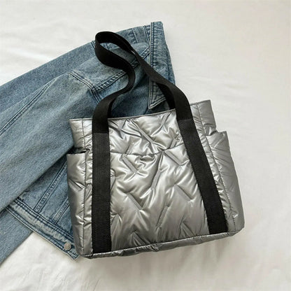 Polyester Tote Bag with Zipper.
