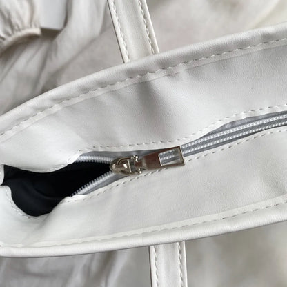 Straw Weave Leather Strap Tote Bag - Premium Tote Bag from Trendsi - Just $39.99! Shop now at Handbags Specialist Headquarter