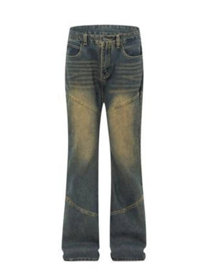 Men's Full Size Vintage Wash Bootcut Denim Jeans Plus Size - Premium Women / Jeans & Denim from Trendsi - Just $73.99! Shop now at Handbags Specialist Headquarter