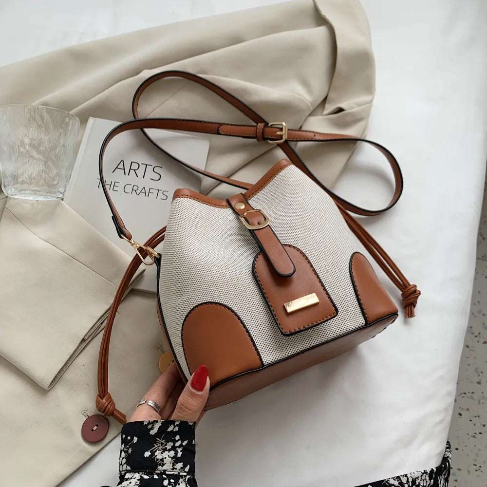 Straw Braided Adjustable Strap Crossbody Bag - Premium Crossbody Bag from Trendsi - Just $38.99! Shop now at Handbags Specialist Headquarter